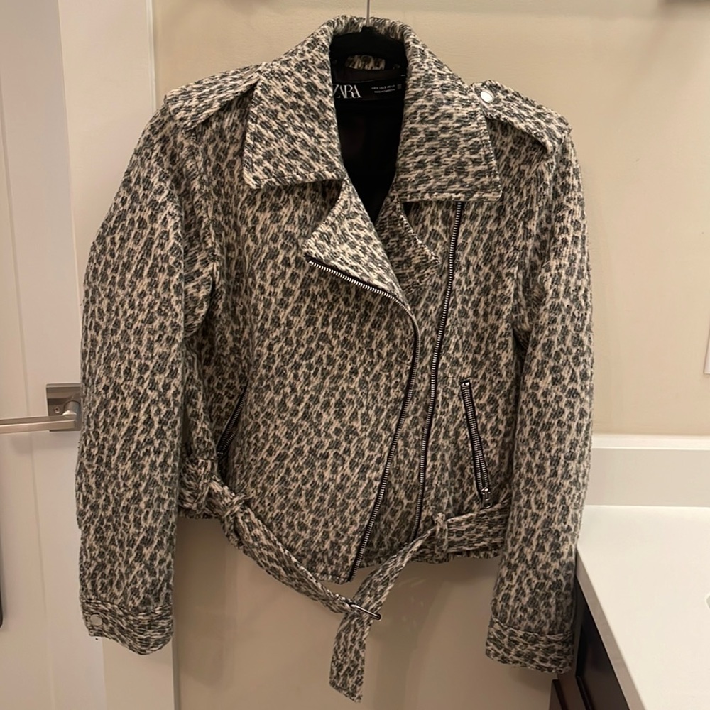Cheetah Biker Jacket
